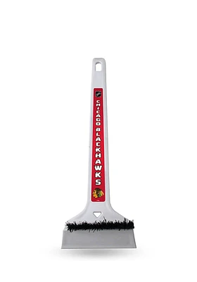 Chicago Blackhawks 16 Inch White Car Accessory Ice Scraper
