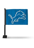 Detroit Lions 11x16 Silk Screen Print Car Flag - Blue