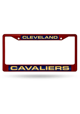 Cleveland Cavaliers Chrome License Plate Frame - Maroon