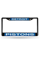 Detroit Pistons Chrome License Plate Frame