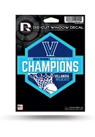 Villanova Wildcats 2018 NCAA Champs Die Cut Auto Decal - Blue