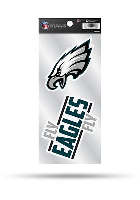 Philadelphia Eagles 2 Pack Die Cut Auto Decal - Midnight Green