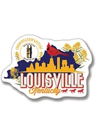 Louisville Skyline and State Flowers Magnet