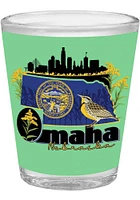 Omaha Green 2 oz Shot Glass