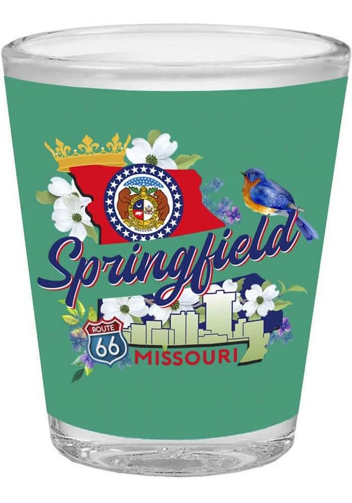 Springfield Green 2 oz Shot Glass