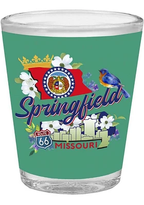 Springfield Green 2 oz Shot Glass