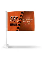 Cincinnati Bengals Super Bowl LVI Bound Car Flag - Orange