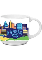 Kansas City Skyline Ceramic Mug - Blue