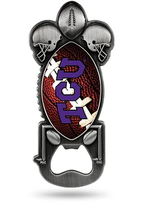 TCU Horned Frogs Party Starter Football Bottle Opener
