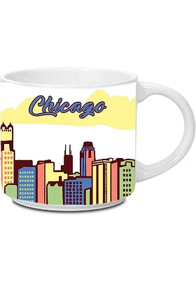 Chicago Skyline Ceramic Mug - Blue