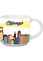 Chicago Skyline Ceramic Mug - Blue