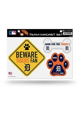 Detroit Tigers 3-Piece Pet Themed Pet Magnet