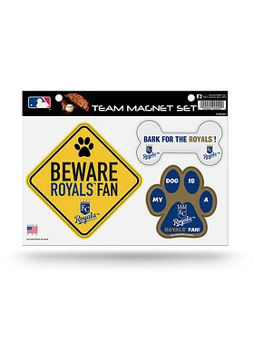 Kansas City Royals 3-Piece Pet Themed Pet Magnet