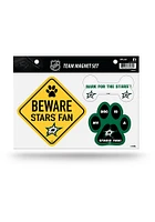Dallas Stars 3-Piece Pet Themed Pet Magnet