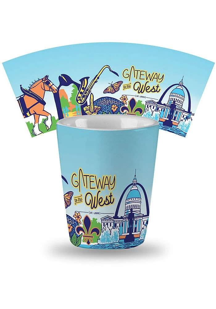 St Louis Skyline Shot Glass