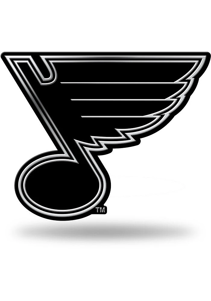 St Louis Blues Molded Car Emblem - Silver
