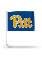 Pitt Panthers 11x16 Silk Screen Print Car Flag - Blue
