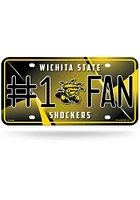 Wichita State Shockers #1 Fan Car Magnet - Black