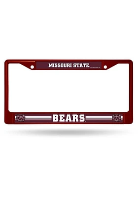 Missouri State Bears Colored Chrome License Frame