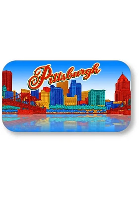 Pittsburgh Skyline Crystal Magnet
