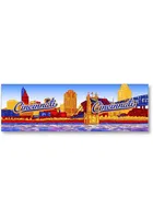 Cincinnati Skyline White 14 oz Metro Mug