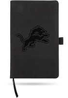 Detroit Lions Black Color Notebook and Folder - Black