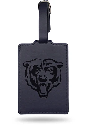 Chicago Bears Navy Blue Navy Luggage Tag