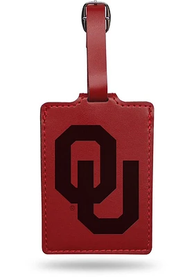 Oklahoma Sooners Maroon Maroon Luggage Tag