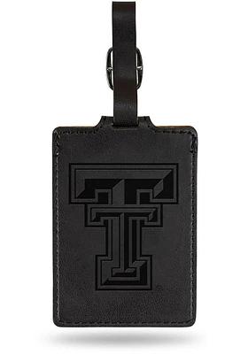Texas Tech Red Raiders Black Black Luggage Tag