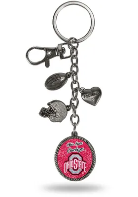 Ohio State Buckeyes Charm Keychain
