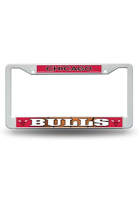 Chicago Bulls Plastic License Plate Frame - Red