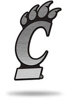 Cincinnati Bearcats Antique Nickel Car Emblem - Silver