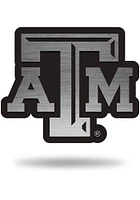 Texas A&M Aggies Antique Nickel Car Emblem - Silver