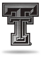 Texas Tech Red Raiders Antique Nickel Car Emblem - Silver