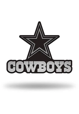 Dallas Cowboys Antique Nickel Car Emblem - Silver