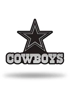 Dallas Cowboys Antique Nickel Car Emblem - Silver