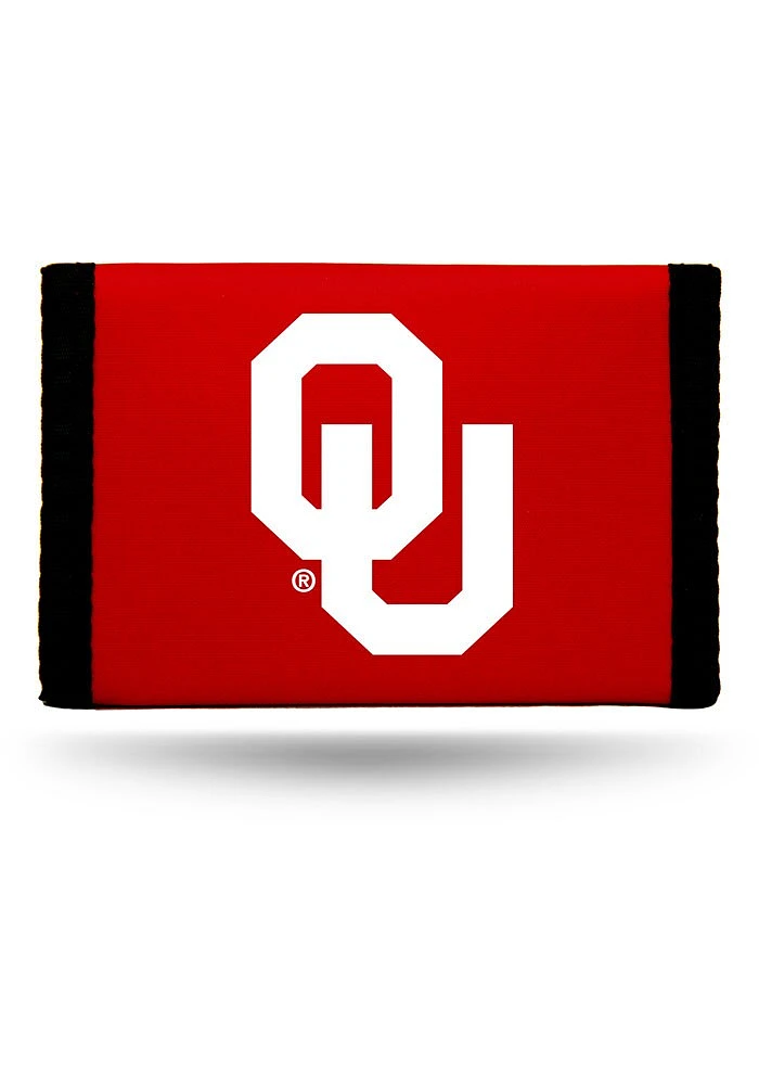 Oklahoma Sooners Nylon Mens Trifold Wallet