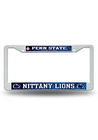 Penn State Nittany Lions White Plastic License Plate Frame - White