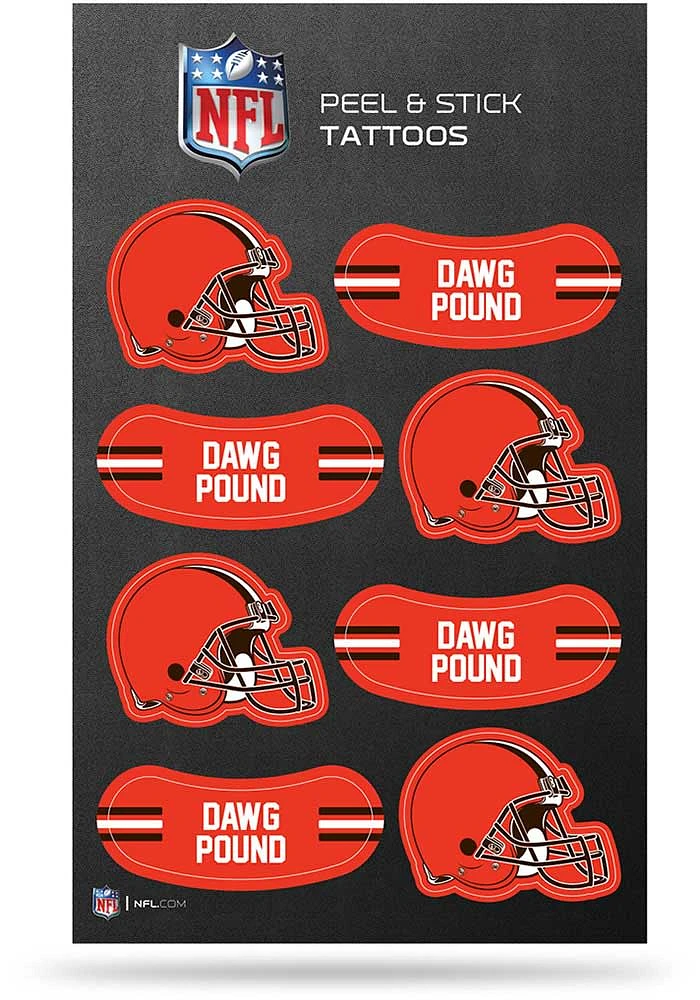 Cleveland Browns 8 Pack Tattoo