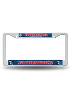 Kansas Jayhawks Plastic License Plate Frame - White