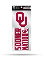 Oklahoma Sooners Double UP Auto Decal - Red
