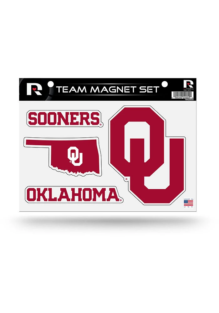 Oklahoma Sooners Team Magnet