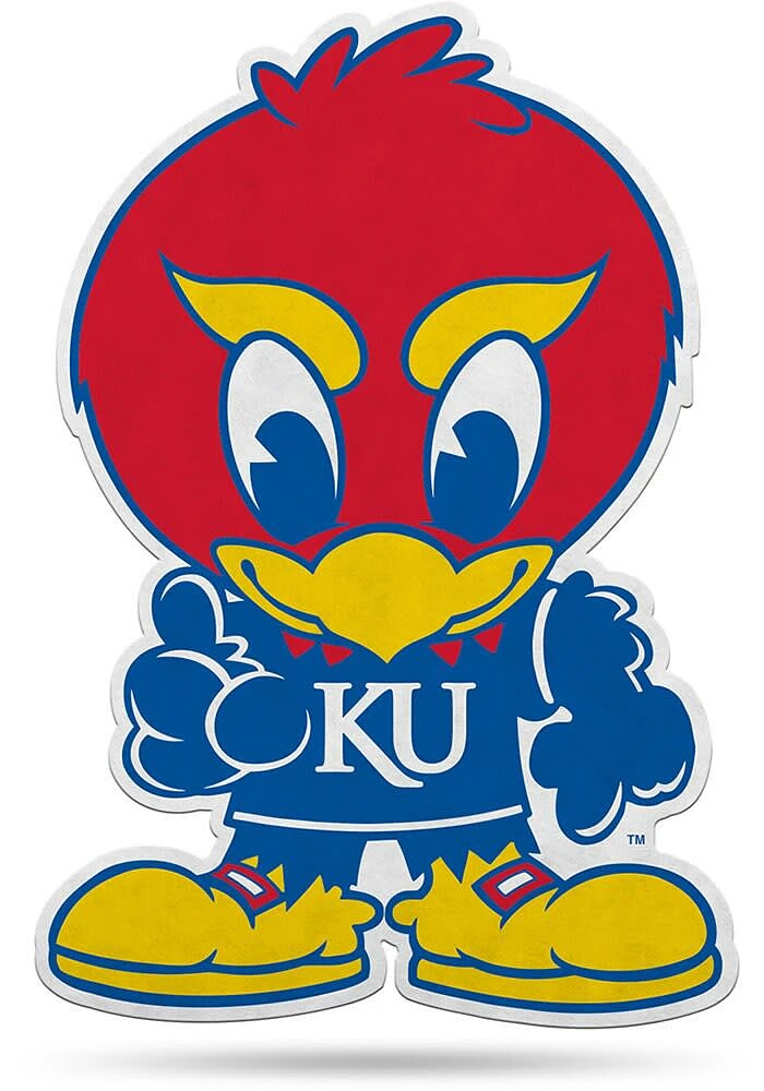 Kansas Jayhawks Mascot Pennant - Red