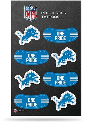 Detroit Lions 8 Pack Tattoo