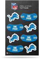 Detroit Lions 8 Pack Tattoo