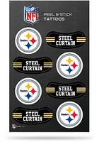 Pittsburgh Steelers 8 Pack Tattoo
