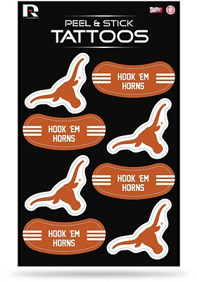 Texas Longhorns 8 Pack Tattoo