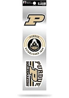 Purdue Boilermakers 3pk Auto Decal - Gold
