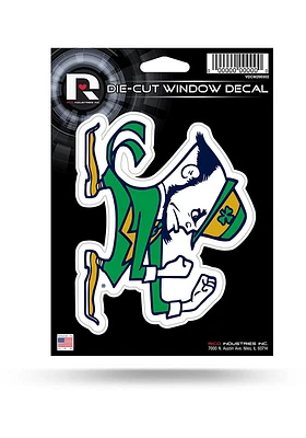 Notre Dame Fighting Irish Die Cut Auto Decal - Green