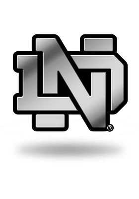 Notre Dame Fighting Irish Molded Car Emblem - Silver